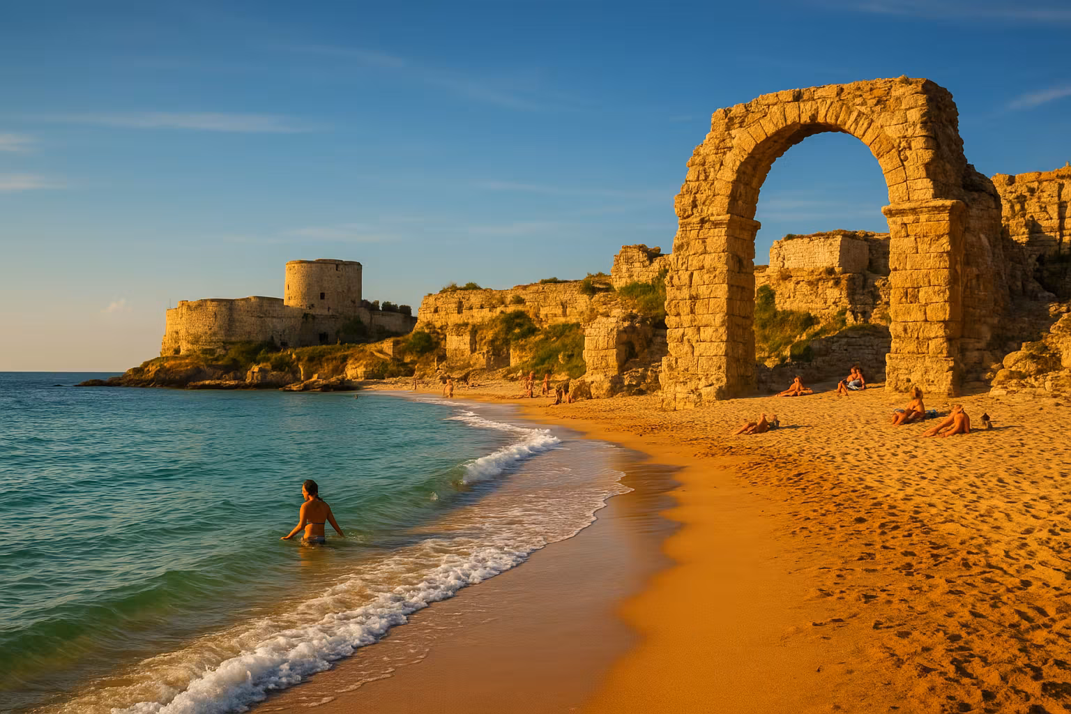 O zi în Mangalia: Înot în Marea Neagră și o călătorie prin istoria antică