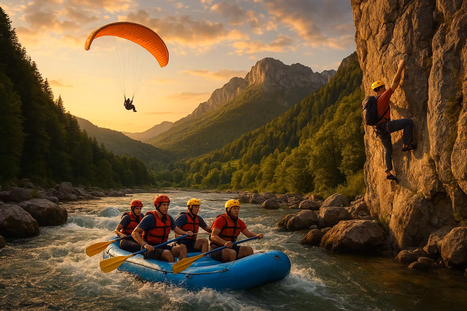 Rafting România: Ghid Complet de Aventură – Rafting, Parapantă și Alpinism